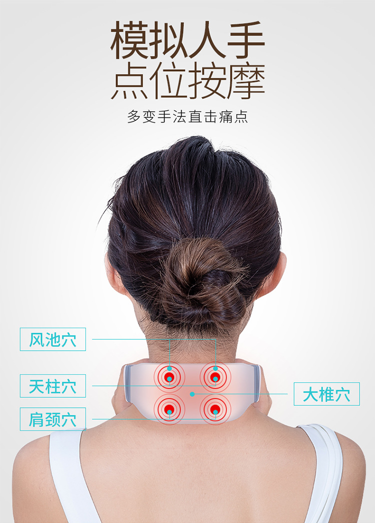 CrossBorder Wish HotSelling English SixHead Neck Protector Intelligent Electronic Pulse Shoulder and Neck Protector CrossBorder Wish HotSelling English SixHead Neck Protector Intelligent Electronic Pulse Shoulder and Neck Protector