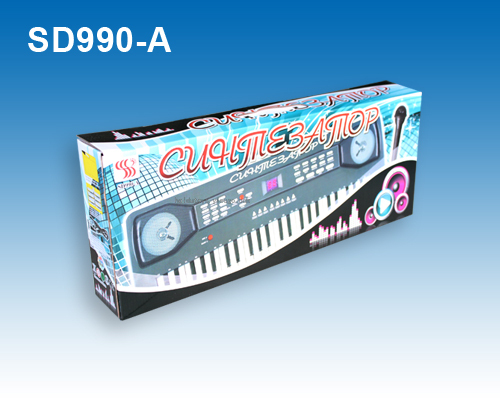 Russian 49-key keyboard with plug-in. Digital Rail Mesh Microphone Electronic organ SD990-A