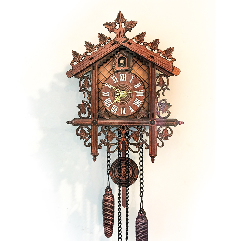 Cuckoo Wall Clock Clock Cross-Border Hot Selling Gullet Clock Home Decoration