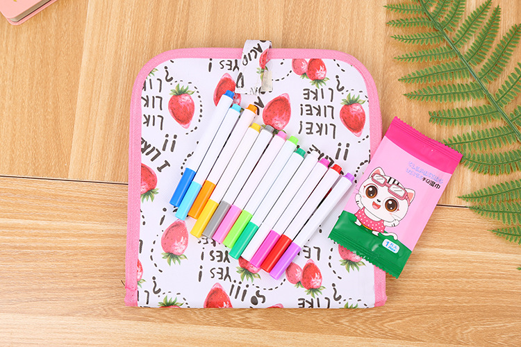 The Children repeatedly write erasable portable drawing book students doodle draw two - sided small blackboard watercolor chalk drawing board