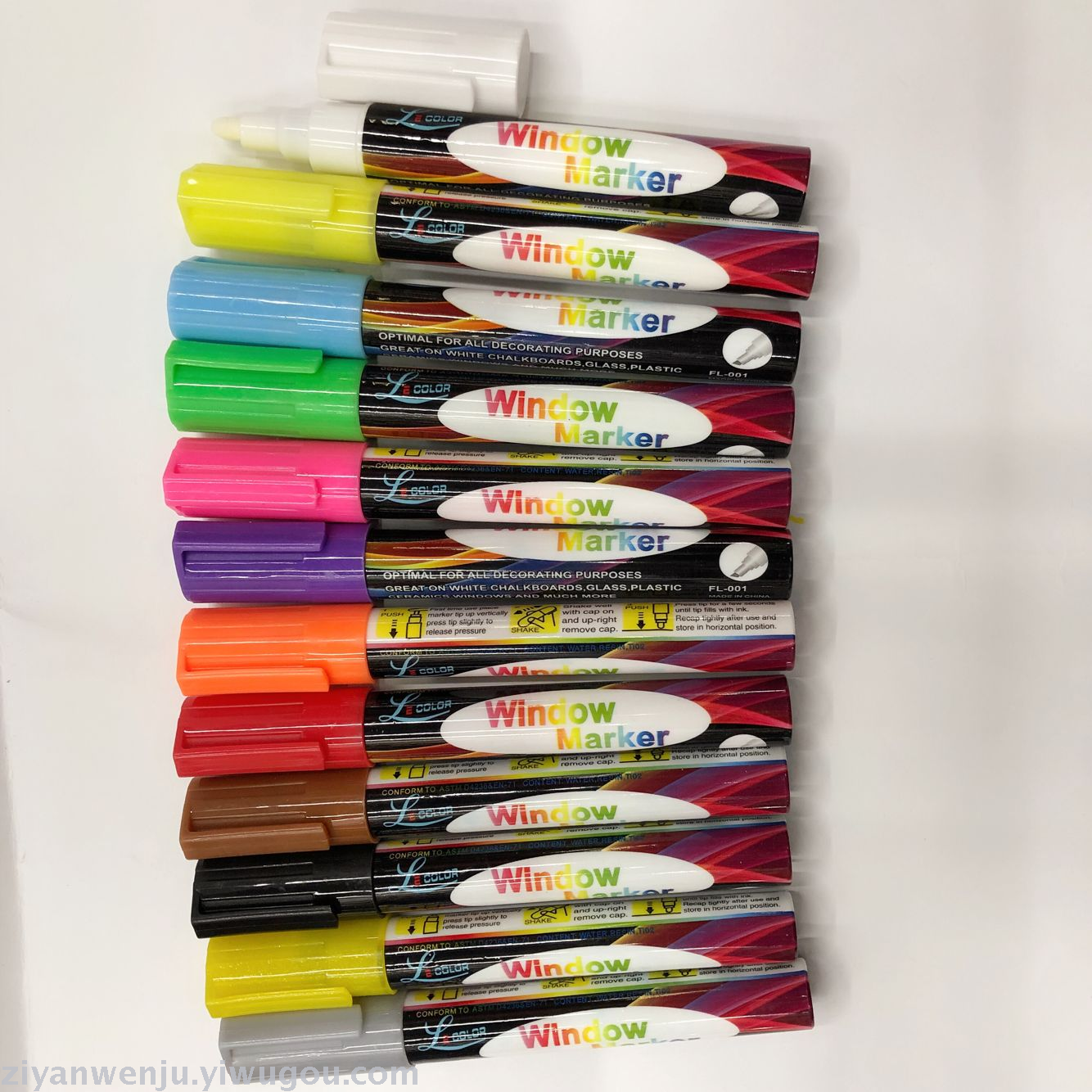 12 Colors Liquid Chalk Electronic Fluorescent Pen Light Board Pen Erasable Fluorescent Pen White Blackboard Pen