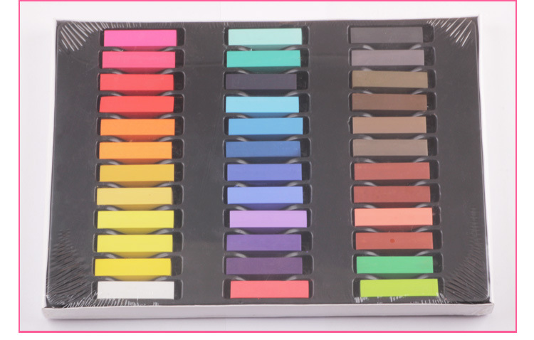 Disposable Hair Chalk 6 Colors 12 Colors 24 Colors 36 Colors Famille Rose Stick Hair Color Pen Hair Dyeing