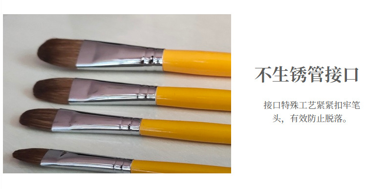 Van Gogh 826 Brushes 6 Sets Art Painting Gouache Watercolor Pen Children's Graffiti Writing Brush Made of Weasel's Hair Oil Brush Van Gogh 826 Brushes 6 Sets Art Painting Gouache Watercolor Pen Children's Graffiti Writing Brush Made of Weasel's Hair Oil Brush