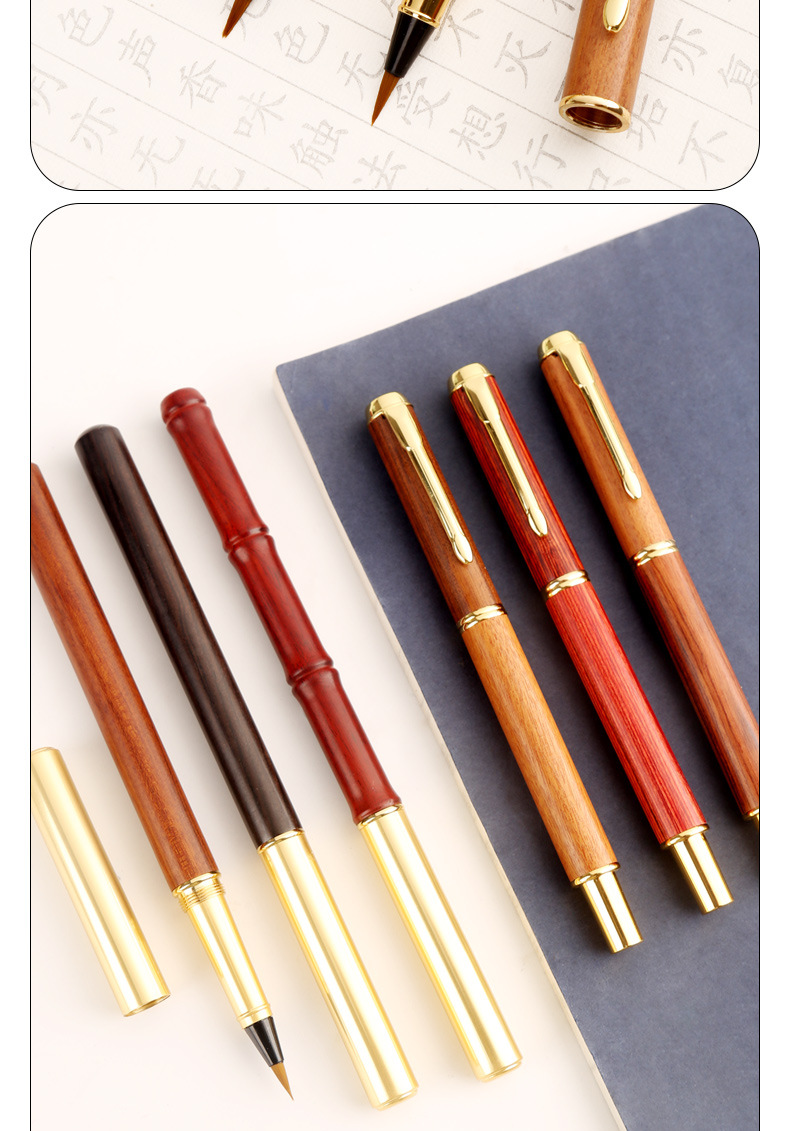 Writing Brush Soft Pen Small Regular Script Portable Weasel's Hair Can Add Ink Copy Scripture Calligraphy Pen Art Pen Type Writing Brush Can Do Logo Writing Brush Soft Pen Small Regular Script Portable Weasel's Hair Can Add Ink Copy Scripture Calligraphy Pen Art Pen Type Writing Brush Can Do Logo