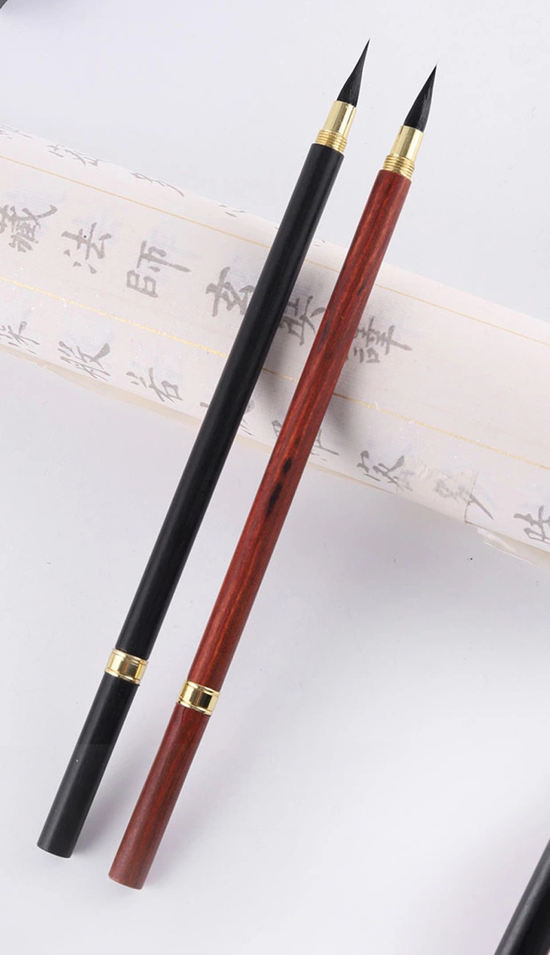 Wholesale Zhiyun Xuan Solid Wood Copy Scripture Small Regular Script Rabbit's Hair Writing Brush Chinese Painting Hook Line Pen Teeny Lower Case Internet Celebrity Ebony Writing Brush Wholesale Zhiyun Xuan Solid Wood Copy Scripture Small Regular Script Rabbit's Hair Writing Brush Chinese Painting Hook Line Pen Teeny Lower Case Internet Celebrity Ebony Writing Brush