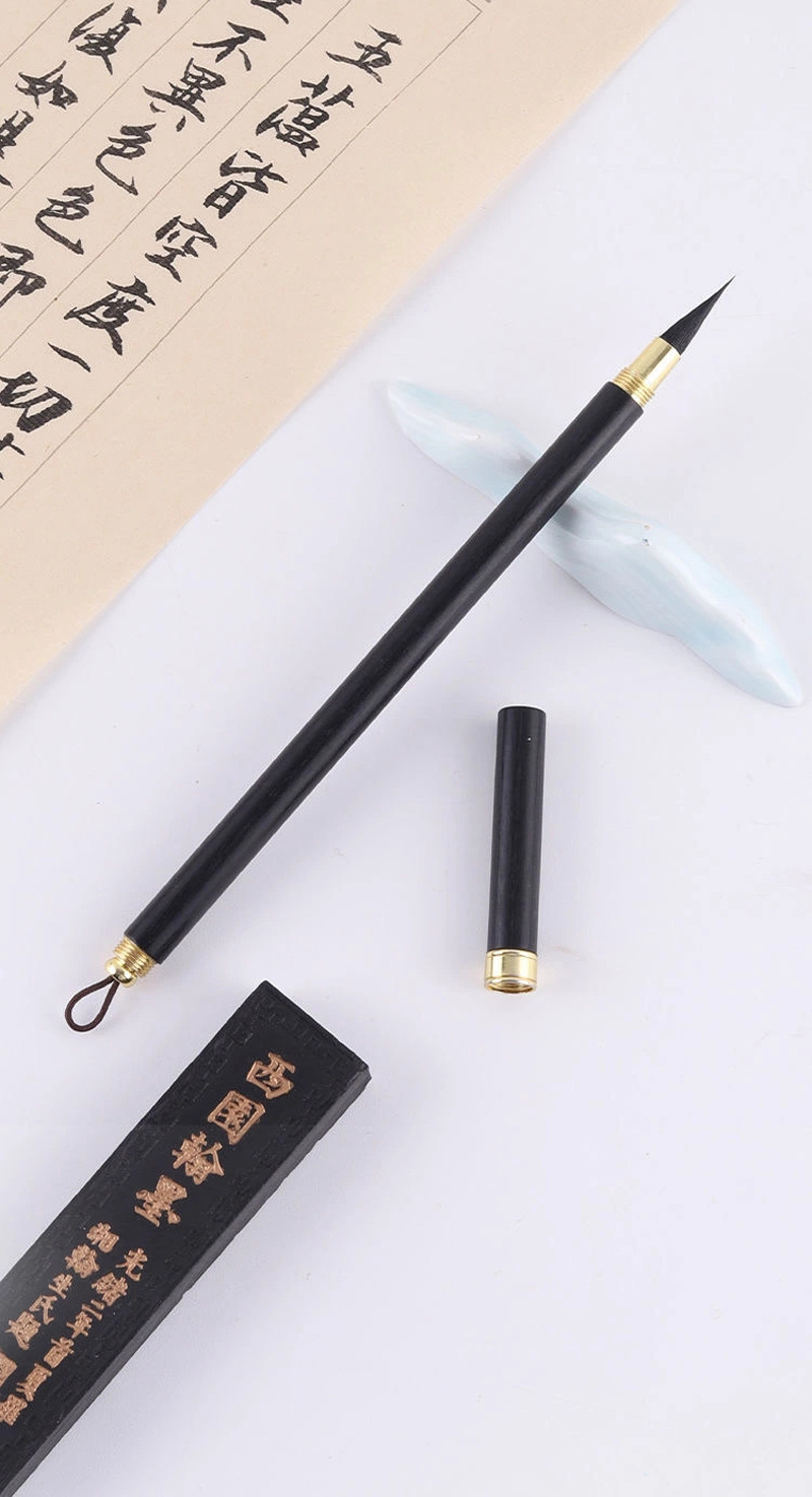 Wholesale Zhiyun Xuan Solid Wood Copy Scripture Small Regular Script Rabbit's Hair Writing Brush Chinese Painting Hook Line Pen Teeny Lower Case Internet Celebrity Ebony Writing Brush Wholesale Zhiyun Xuan Solid Wood Copy Scripture Small Regular Script Rabbit's Hair Writing Brush Chinese Painting Hook Line Pen Teeny Lower Case Internet Celebrity Ebony Writing Brush