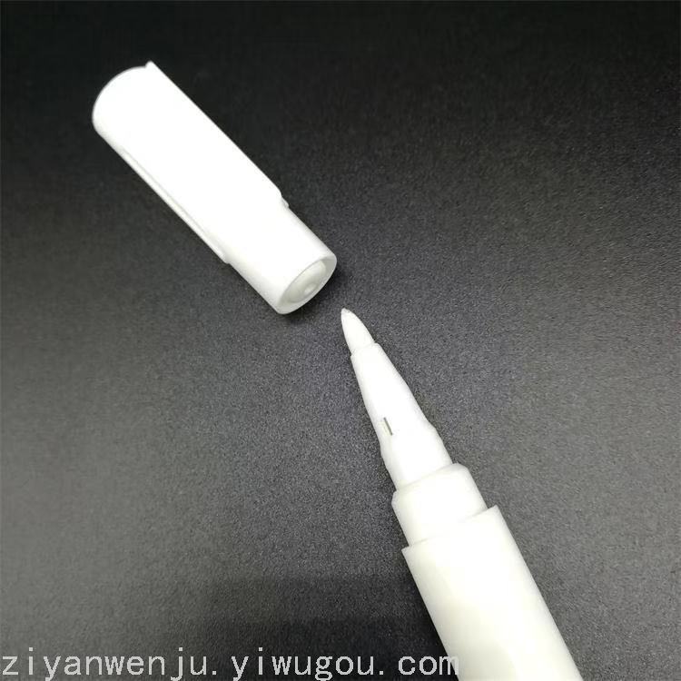 Cross-Border Whiteboard Marker Erasable Blackboard Pen Logo-Free White Liquid Chalk Water-Based Dust-Free Chalk