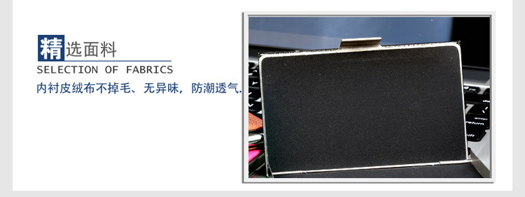 Leather business card case customized portable business card clip card clip gift wholesale Leather business card case customized portable business card clip card clip gift wholesale