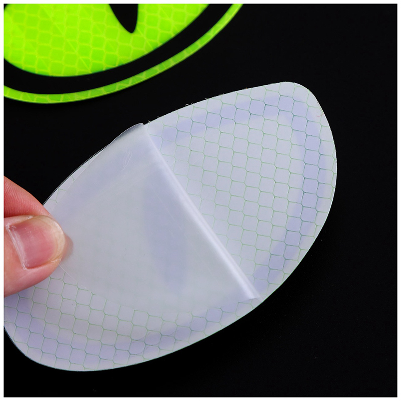 Eyes Reflective Sticker Electric Car Motorcycle Front Cover Both Sides Car Body Decoration Bumper Stickers Paper Bumper Stickers Reflective Film