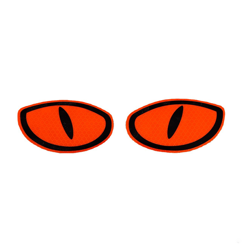 Eyes Reflective Sticker Electric Car Motorcycle Front Cover Both Sides Car Body Decoration Bumper Stickers Paper Bumper Stickers Reflective Film