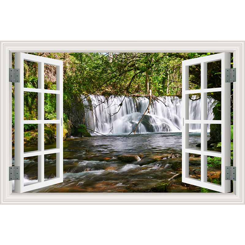 Landscape Landscape Fake Window Wall Sticker Living Room Bedroom Background Wall Decoration Stickers Hotel Hotel Dormitory Self-Adhesive Wall Stickers Landscape Landscape Fake Window Wall Sticker Living Room Bedroom Background Wall Decoration Stickers Hotel Hotel Dormitory Self-Adhesive Wall Stickers