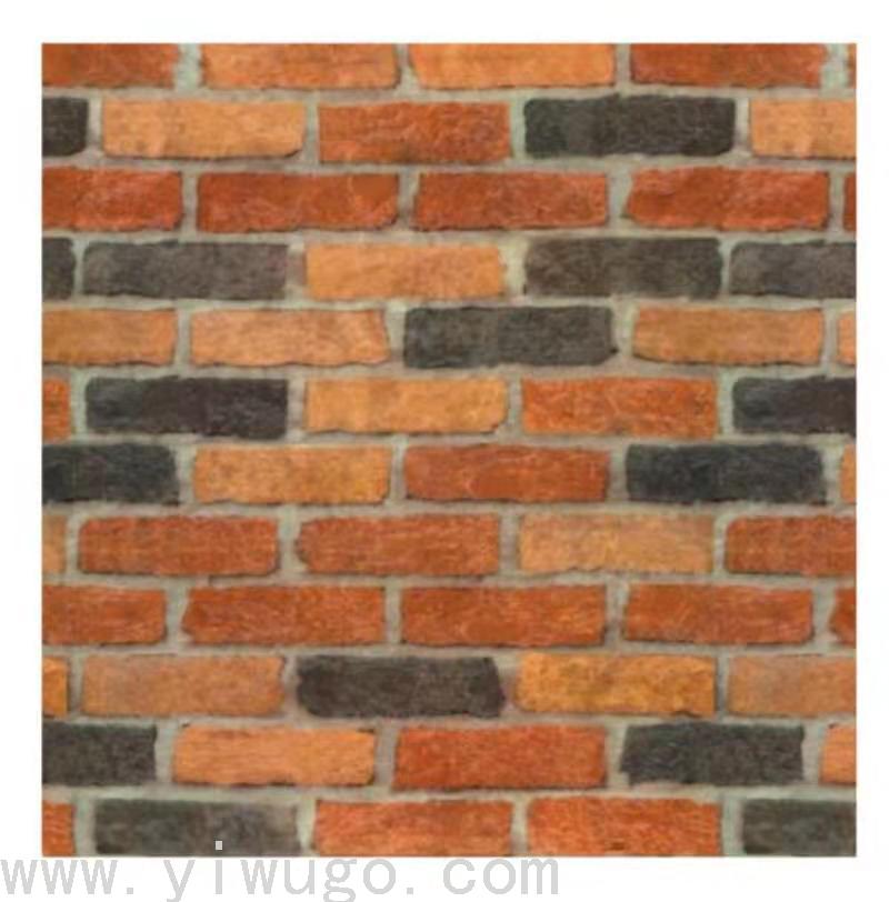 Custom Self-Adhesive Vintage Brick Pattern Bedroom Cozy 3D Stereo Wall Sticker Wallpaper Background Wall Foam Brick Decoration