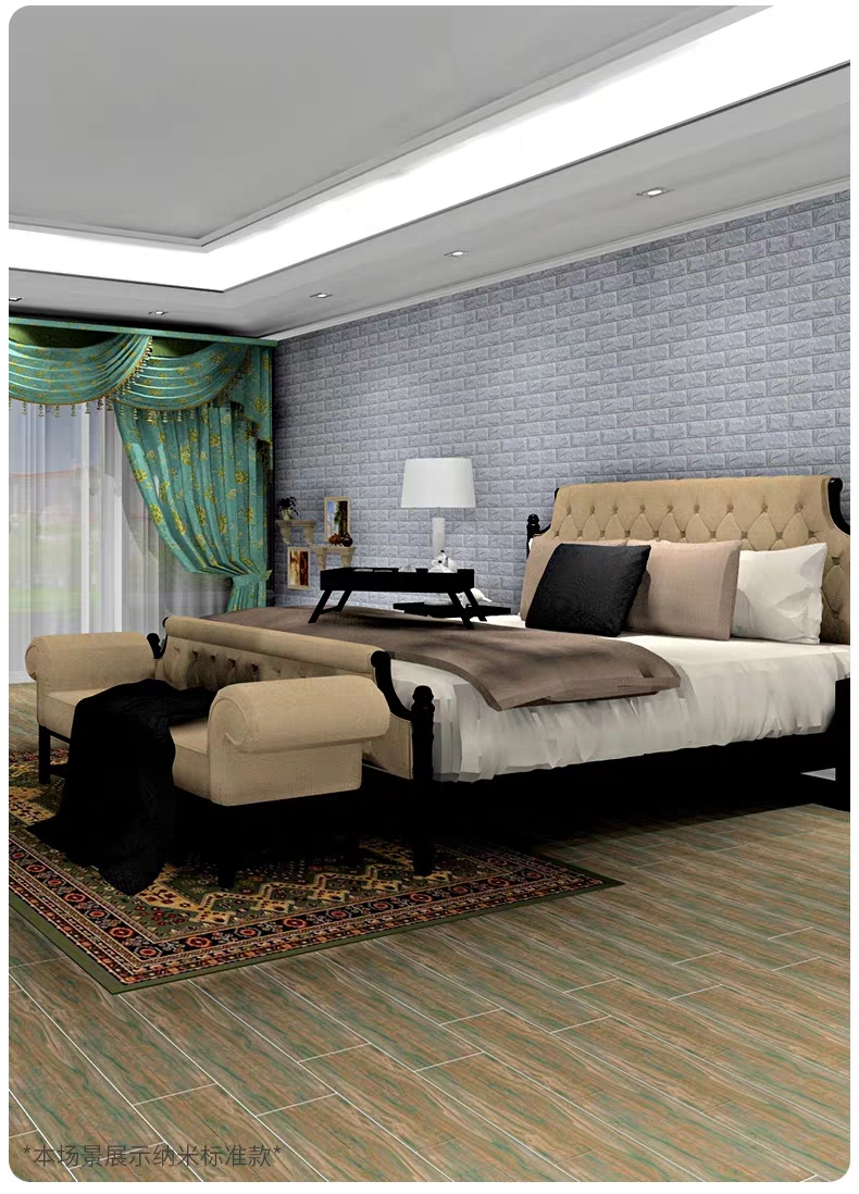 Custom Self-Adhesive Vintage Brick Pattern Bedroom Cozy 3D Stereo Wall Sticker Wallpaper Background Wall Foam Brick Decoration Custom Self-Adhesive Vintage Brick Pattern Bedroom Cozy 3D Stereo Wall Sticker Wallpaper Background Wall Foam Brick Decoration