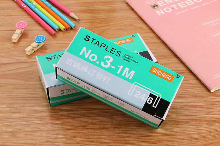 High Quality No. 12 Staple Standard Model Office Binding Stitching Needle 24/6 Stapler Dedicated 1000 Pieces Boxed High Quality No. 12 Staple Standard Model Office Binding Stitching Needle 24/6 Stapler Dedicated 1000 Pieces Boxed