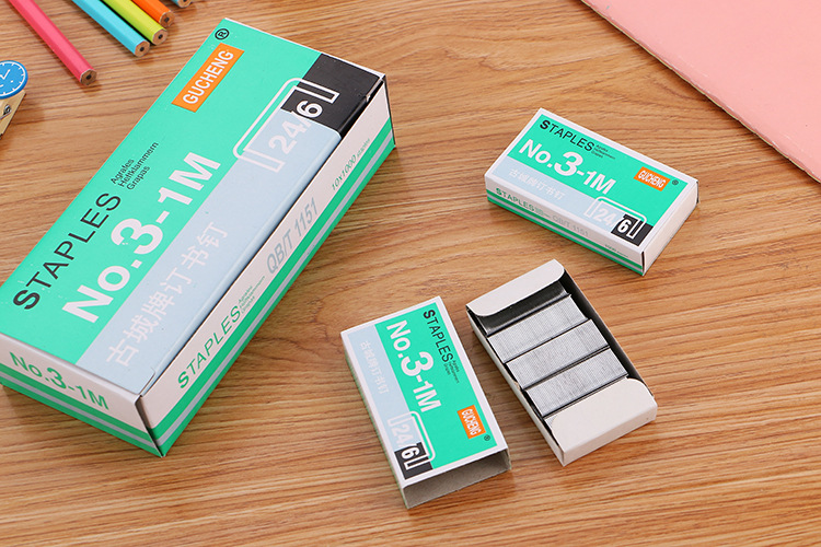 High Quality No. 12 Staple Standard Model Office Binding Stitching Needle 24/6 Stapler Dedicated 1000 Pieces Boxed High Quality No. 12 Staple Standard Model Office Binding Stitching Needle 24/6 Stapler Dedicated 1000 Pieces Boxed