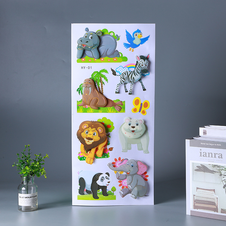 Animal Three-Dimensional Wall Stickers Special Decoration Children's Room Bedroom Living Room Mural Sticker Various Styles Large Quantity Excellent Price Animal Three-Dimensional Wall Stickers Special Decoration Children's Room Bedroom Living Room Mural Sticker Various Styles Large Quantity Excellent Price