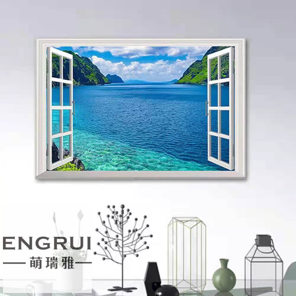 3D Simulation Fake Window Decorative Painting Wall Sticker Landscape Stickers Self-Adhesive Wall Decoration Sticker 3D Simulation Fake Window Decorative Painting Wall Sticker Landscape Stickers Self-Adhesive Wall Decoration Sticker