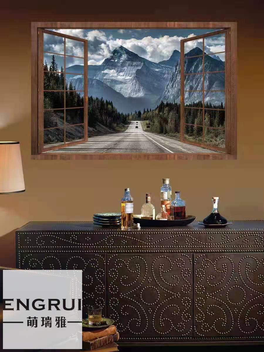 3D Simulation Fake Window Decorative Painting Wall Sticker Landscape Stickers Self-Adhesive Wall Decoration Sticker 3D Simulation Fake Window Decorative Painting Wall Sticker Landscape Stickers Self-Adhesive Wall Decoration Sticker