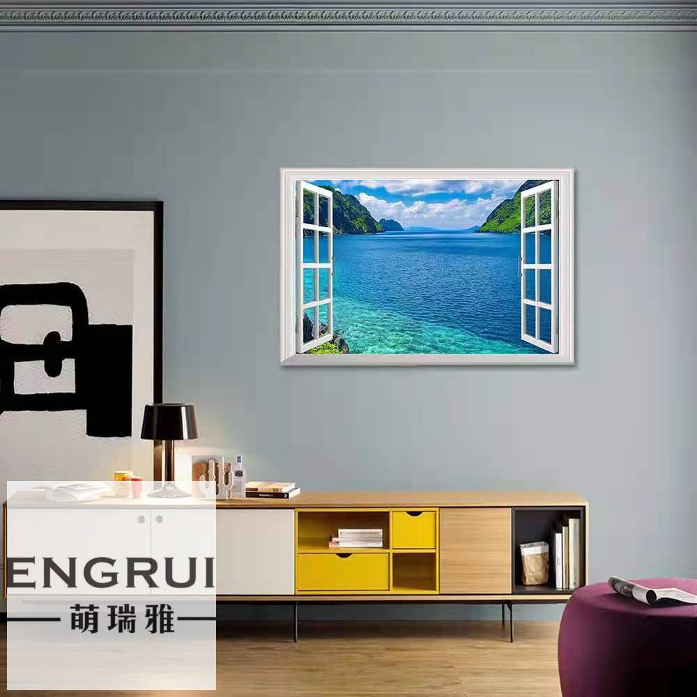 3D Simulation Fake Window Decorative Painting Wall Sticker Landscape Stickers Self-Adhesive Wall Decoration Sticker 3D Simulation Fake Window Decorative Painting Wall Sticker Landscape Stickers Self-Adhesive Wall Decoration Sticker