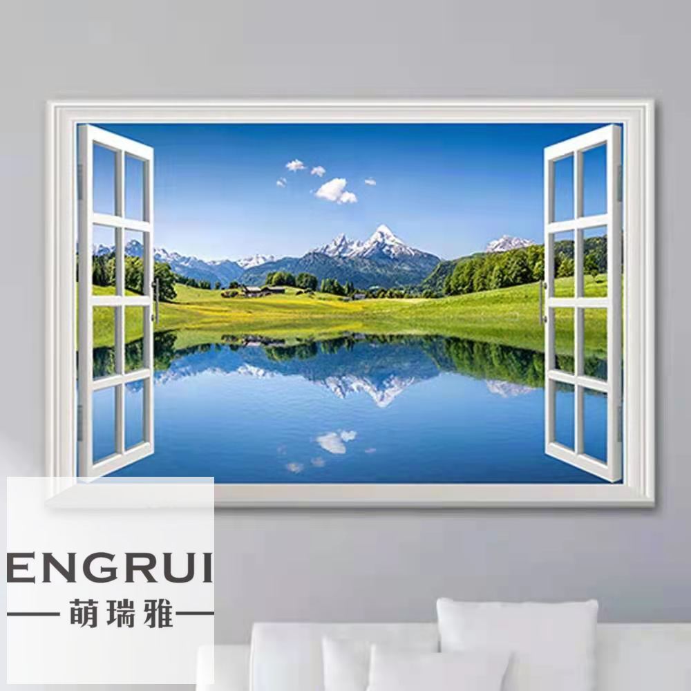3D Simulation Fake Window Decorative Painting Wall Sticker Landscape Stickers Self-Adhesive Wall Decoration Sticker 3D Simulation Fake Window Decorative Painting Wall Sticker Landscape Stickers Self-Adhesive Wall Decoration Sticker