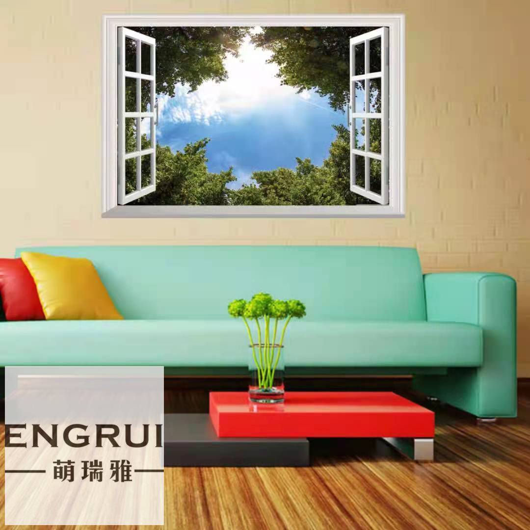 3D Simulation Fake Window Decorative Painting Wall Sticker Landscape Stickers Self-Adhesive Wall Decoration Sticker 3D Simulation Fake Window Decorative Painting Wall Sticker Landscape Stickers Self-Adhesive Wall Decoration Sticker