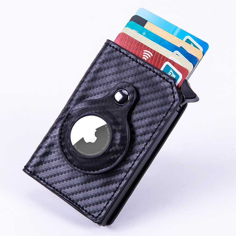 Card Holder Aluminum Anti-Theft Swiping Credit Card Box Shielded RFID Card Holder Card Case Apple Tracker