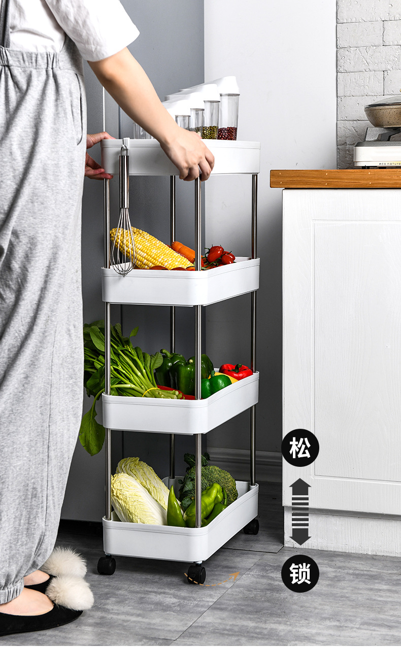 Storage Rack Gap Storage Rack Trolley Kitchen and Bedroom Bathroom Mobile Storage Rack Wholesale Storage Rack Gap Storage Rack Trolley Kitchen and Bedroom Bathroom Mobile Storage Rack Wholesale
