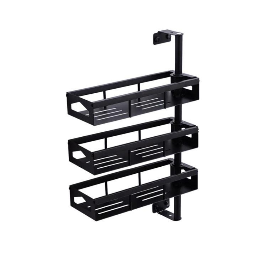 Kitchen racks wall corner seasoning supplies storage rack without holes, stainless steel revolving wall hanging storage racks Kitchen racks wall corner seasoning supplies storage rack without holes, stainless steel revolving wall hanging storage racks