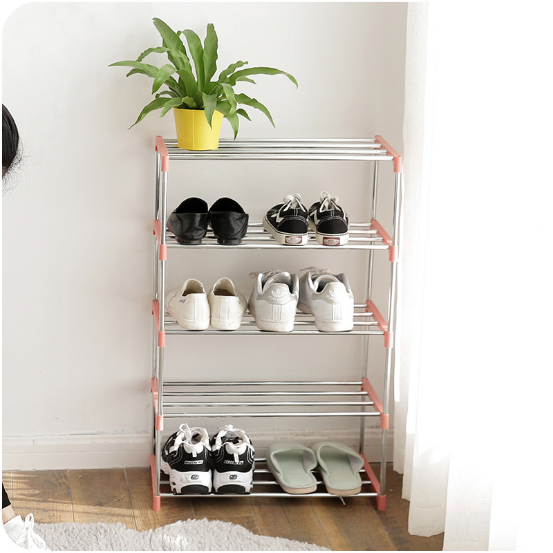 Factory Direct Sales Simple Shoe Rack Assembly Economical Shoe Cabinet Space-Saving Shoe Rack Household Bedroom Shoe Storage Rack