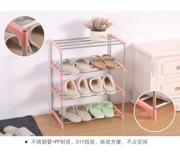 Factory Direct Sales Simple Shoe Rack Assembly Economical Shoe Cabinet Space-Saving Shoe Rack Household Bedroom Shoe Storage Rack Factory Direct Sales Simple Shoe Rack Assembly Economical Shoe Cabinet Space-Saving Shoe Rack Household Bedroom Shoe Storage Rack