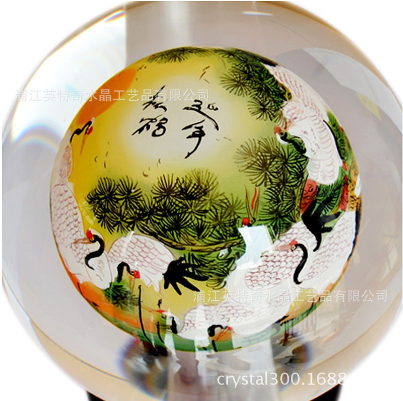 Creative interior crystal ball crafts fashion wedding gift office new residence Creative decoration decoration