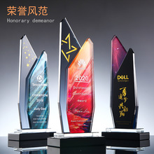 Creative K9 Solar System Crystal Ball Transparent Glass Ball Elk Music Box 3D Inter-Carven Crystal Crafts Ornaments