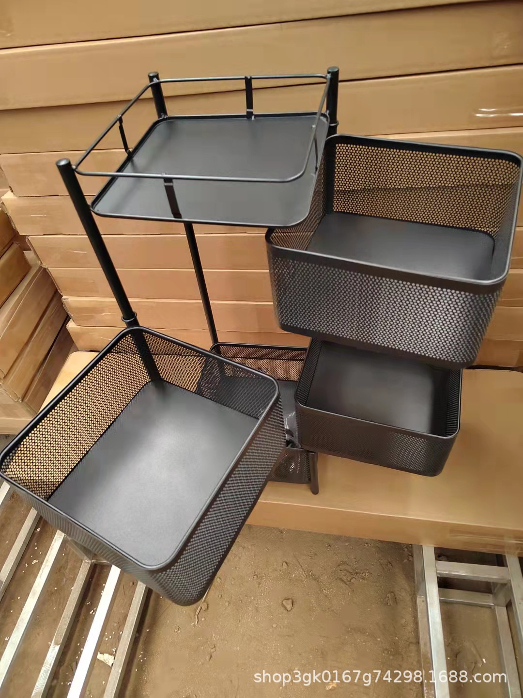 Kitchen Rotating Square Storage Rack Wholesale Vegetable and Fruit Storage Rack Installation-Free Removable Square Storage Rack Kitchen Rotating Square Storage Rack Wholesale Vegetable and Fruit Storage Rack Installation-Free Removable Square Storage Rack