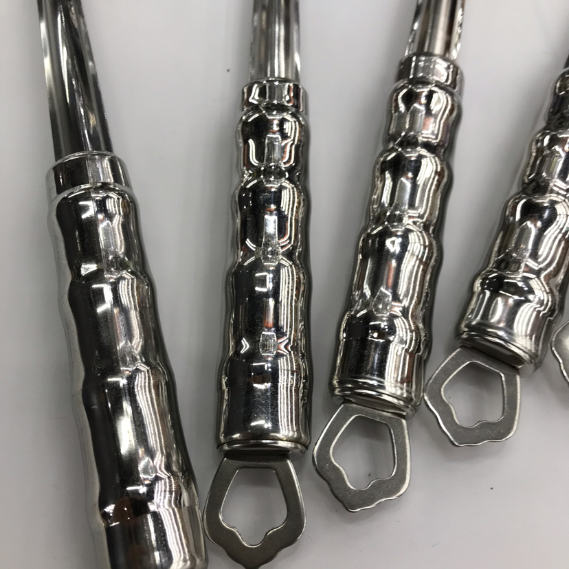 Stainless Steel Kitchenware 1.2 Small Bamboo Steel Handle Porridge Colander Spatula Flat Shovel Long Tongue Drain Spoon Short Rice Spoon Can Be Customized Stainless Steel Kitchenware 1.2 Small Bamboo Steel Handle Porridge Colander Spatula Flat Shovel Long Tongue Drain Spoon Short Rice Spoon Can Be Customized