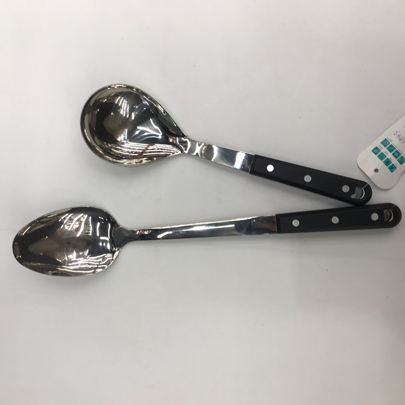 201 Stainless Steel Kitchenware Three Nails Black Pearl Porridge Colander Spatula Long Tongue Short Rice Spoon Customizable Logo 201 Stainless Steel Kitchenware Three Nails Black Pearl Porridge Colander Spatula Long Tongue Short Rice Spoon Customizable Logo