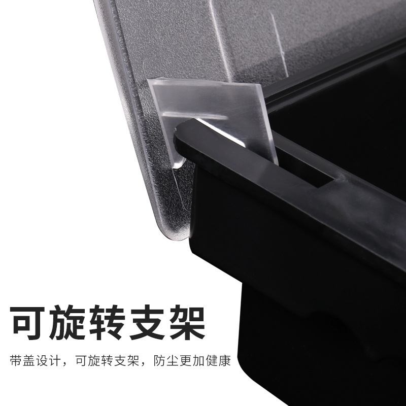 Plastic Multi-Grid Water Fruit Box Fresh-Keeping Condiment Dispenser Bar Bar Special Compartment Fruit Box Cocktail Decorative Box Wholesale