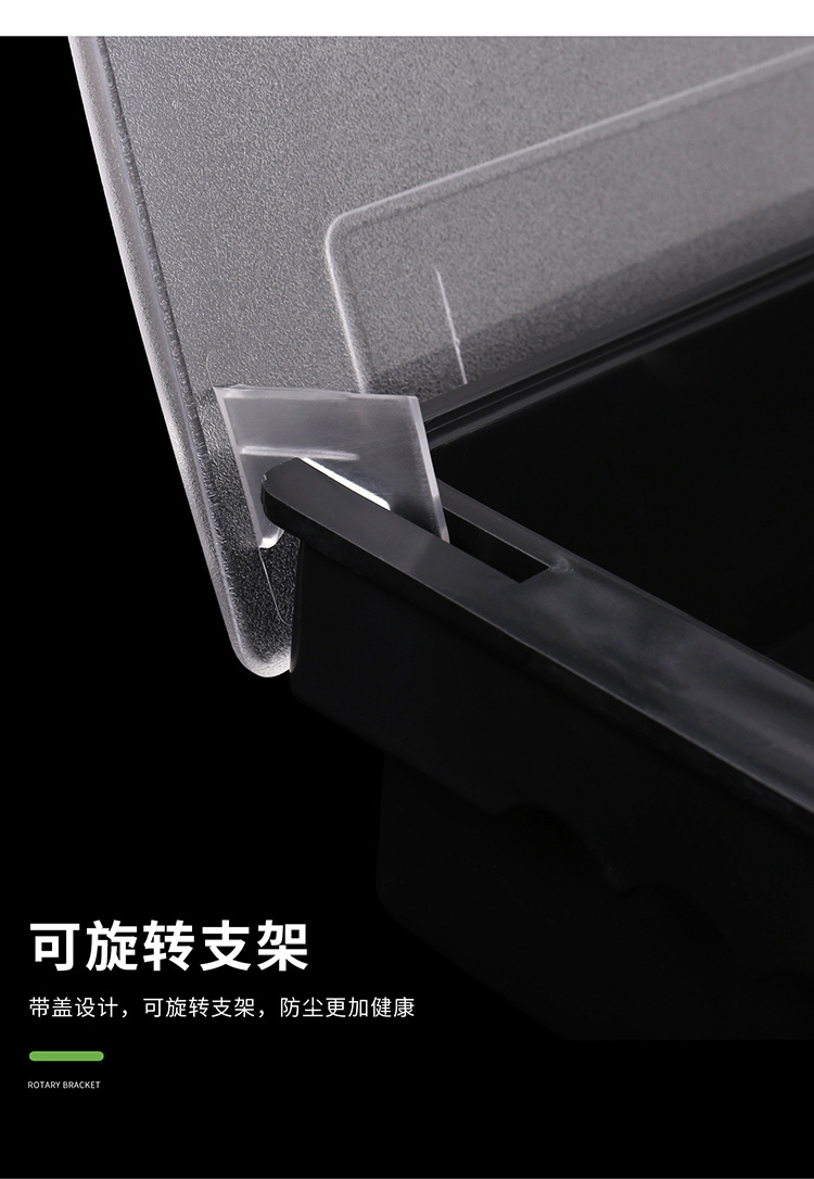 Plastic Multi-Grid Water Fruit Box Fresh-Keeping Condiment Dispenser Bar Bar Special Compartment Fruit Box Cocktail Decorative Box Wholesale