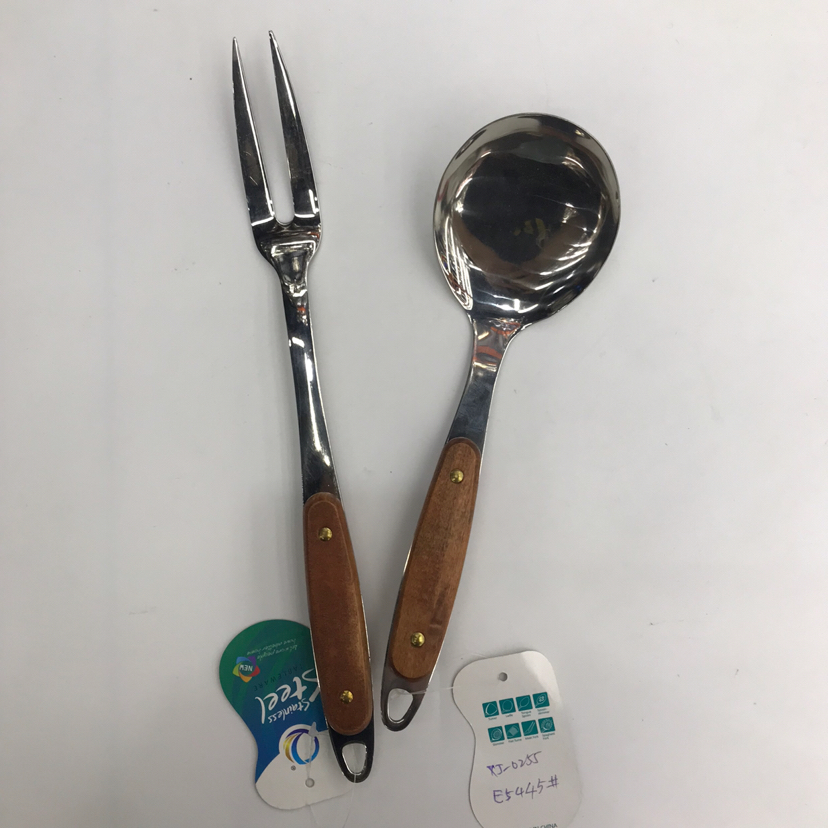201 Stainless Steel Kitchenware Two-Nail Tip Wooden Handle Porridge Colander Spatula Long Tongue Drain Short Rice Spoon Customizable Logo 201 Stainless Steel Kitchenware Two-Nail Tip Wooden Handle Porridge Colander Spatula Long Tongue Drain Short Rice Spoon Customizable Logo
