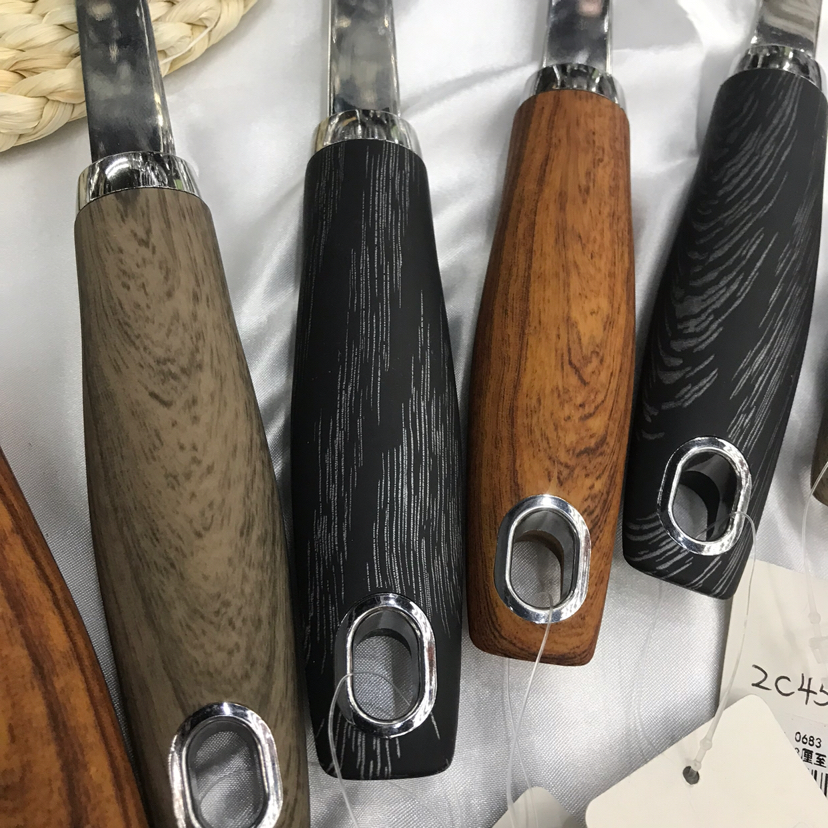 Stainless Steel Kitchenware 3cm Supreme Rosewood Grain Handle Porridge Colander Spatula Flat Shovel Leaking Long Tongue Spoon Hotel Exclusive Stainless Steel Kitchenware 3cm Supreme Rosewood Grain Handle Porridge Colander Spatula Flat Shovel Leaking Long Tongue Spoon Hotel Exclusive