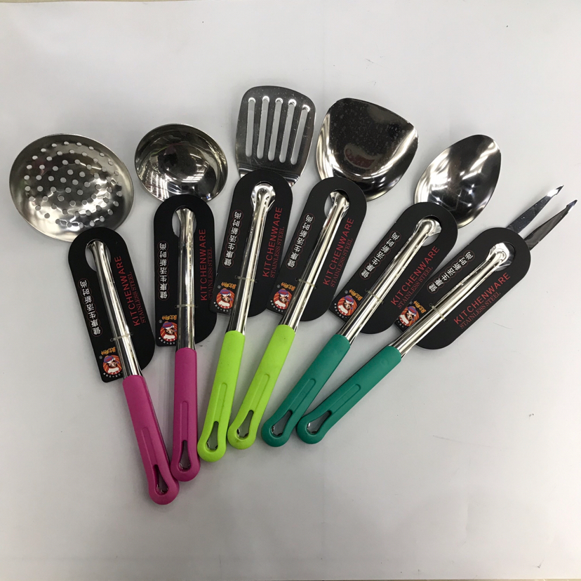 Stainless Steel Kitchenware 1.5cm Non-Magnetic Gold Key Hole Handle Anti-Scald Porridge Colander Spatula Leaking Long Tongue Spoon Can Be Customized Stainless Steel Kitchenware 1.5cm Non-Magnetic Gold Key Hole Handle Anti-Scald Porridge Colander Spatula Leaking Long Tongue Spoon Can Be Customized