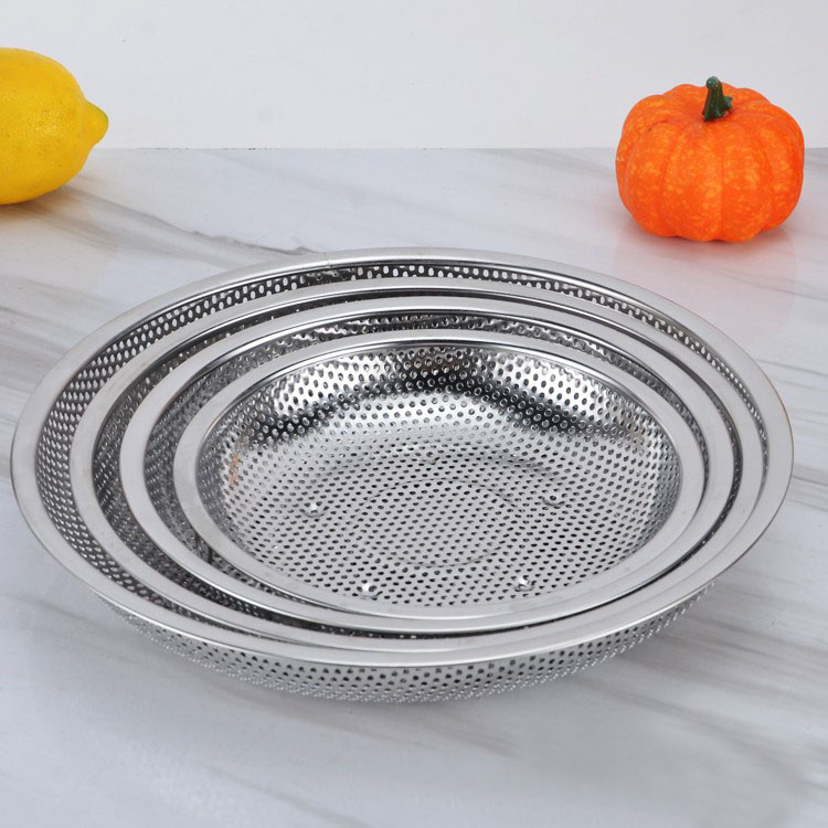 stainless steel kitchen basin and colander food fruit vegetable colander multifunctional kitchen basin kitchenware stainless steel kitchen basin and colander food fruit vegetable colander multifunctional kitchen basin kitchenware