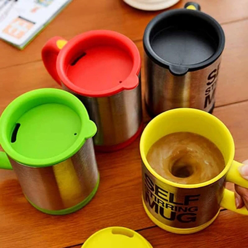 Creative Automatic Stirring Glass Cup Lazy Electric Mug Stainless Steel Electric Rotating Coffee Cup Wholesale