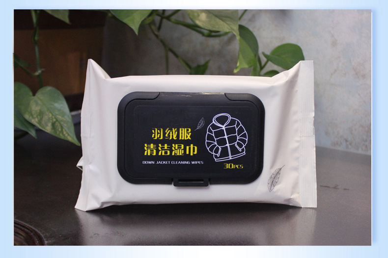 Down Jacket Cleaning Wipes Cotton Clothes Fabric Sofa Curtain Oil Removing Decontamination Disposable Dry Cleaning Agent Disposable Wet Tissue