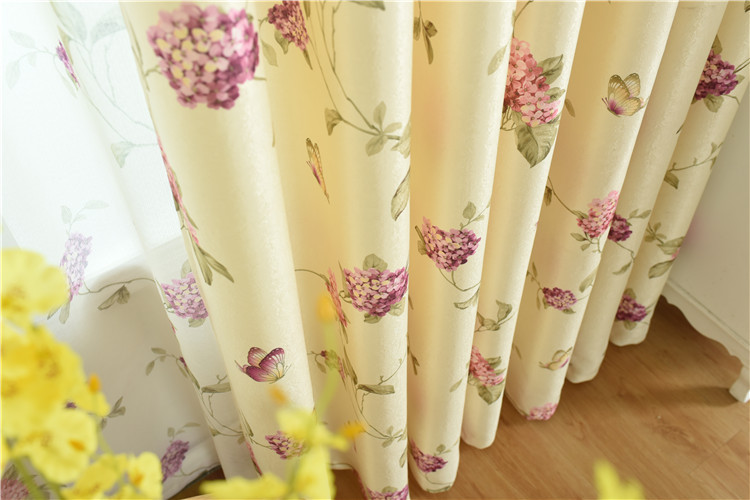 New Pattern Single-Sided Velvet Fabric Thick Living Room Bedroom Curtain Floor Window