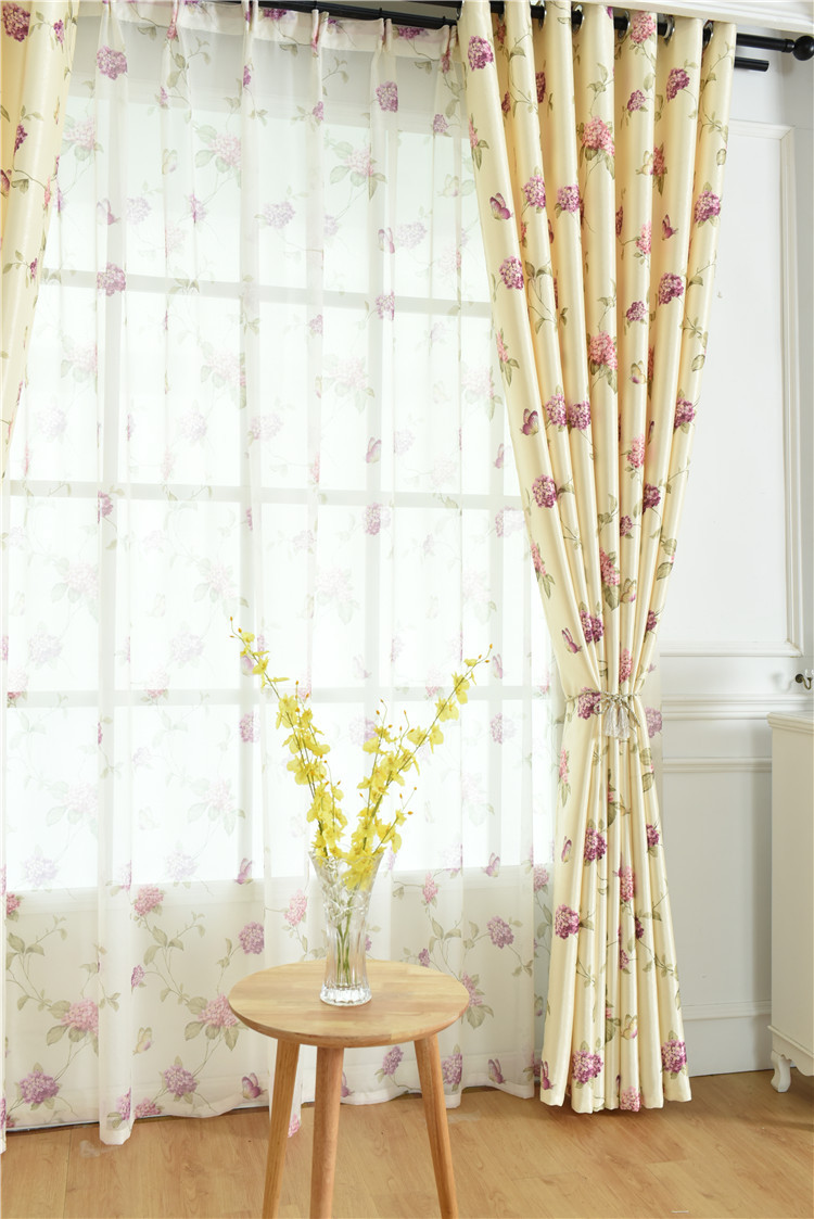 New Pattern Single-Sided Velvet Fabric Thick Living Room Bedroom Curtain Floor Window