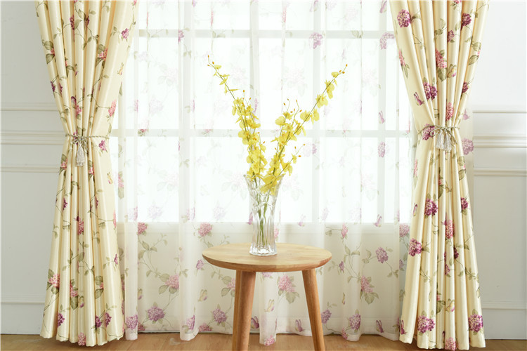 New Pattern Single-Sided Velvet Fabric Thick Living Room Bedroom Curtain Floor Window