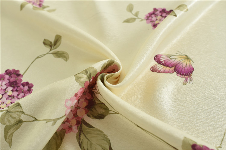 New Pattern Single-Sided Velvet Fabric Thick Living Room Bedroom Curtain Floor Window