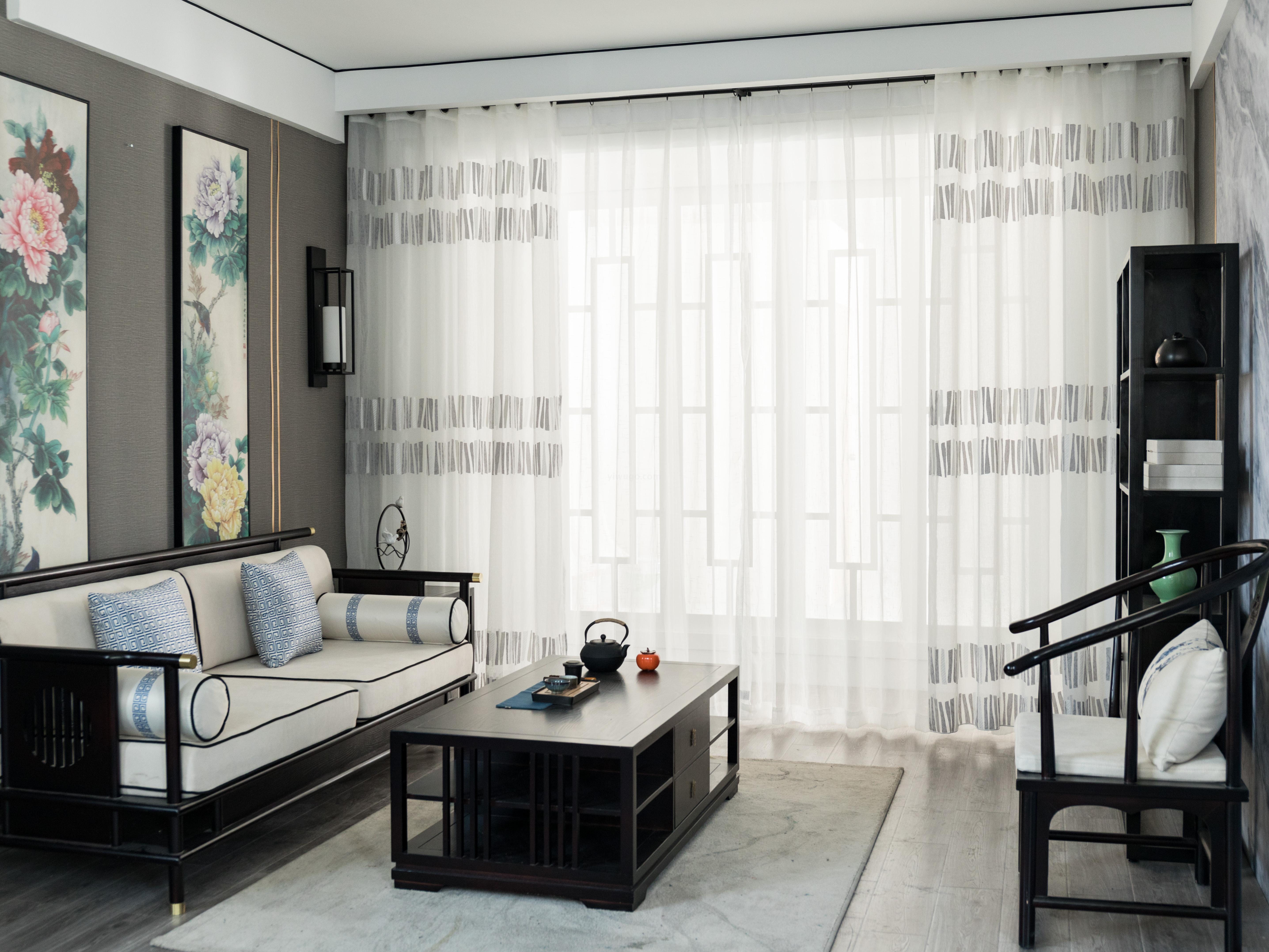 Delicate plain curtain jacquard curtain polyester curtain panel curtain decorative fabric customized curtain fr curtain