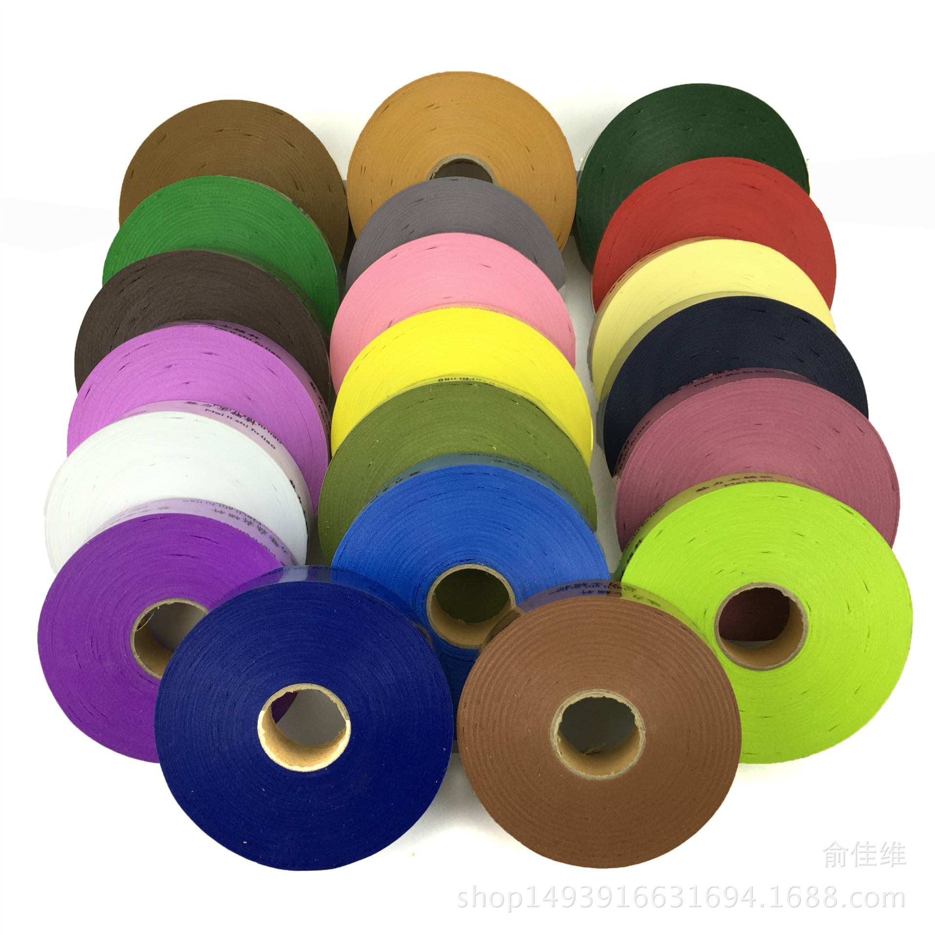3CM Edge-Covered Cloth Polyester Bias Cut Trim Curtain Clothing Apron Textile Fabric Welting Tape Factory in Stock