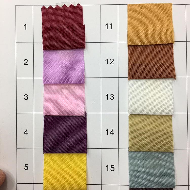 3CM Edge-Covered Cloth Polyester Bias Cut Trim Curtain Clothing Apron Textile Fabric Welting Tape Factory in Stock